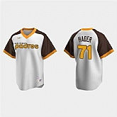 Men's San Diego Padres #71 Josh Hader Nike White Pullover Cooperstown Collection Jersey Dzhi,baseball caps,new era cap wholesale,wholesale hats